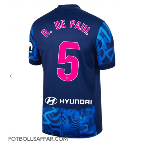 Atletico Madrid Rodrigo De Paul #5 Tredjeställ 2024-25 Kortärmad